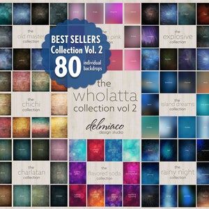 80 Photography Digital Backgrounds, Wholatta Collection Volume 2, Portrait Studio, Green Screen, Old Master, Digital Backdrops, School Photo