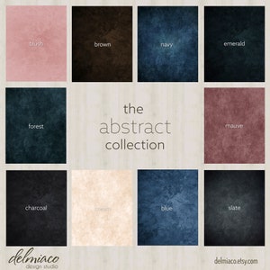 Abstract Digital Background | Studio Digital Backdrop | Grays, Browns, Greens and Blues color palettes | Photo Background | Muslin Style
