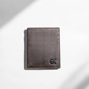 Portafoglio in pelle, piccolo portafoglio, portafoglio sottile, porta carte in pelle, portafoglio da uomo, bifold, bifold in pelle, portafoglio RFID, portafoglio intelligente, prodotto in Grecia