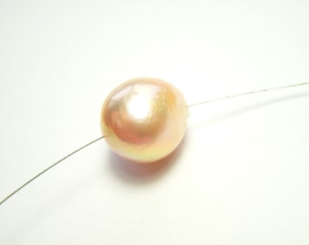 Peach Baroque Edison Pearl - Single - 12x12.5mm