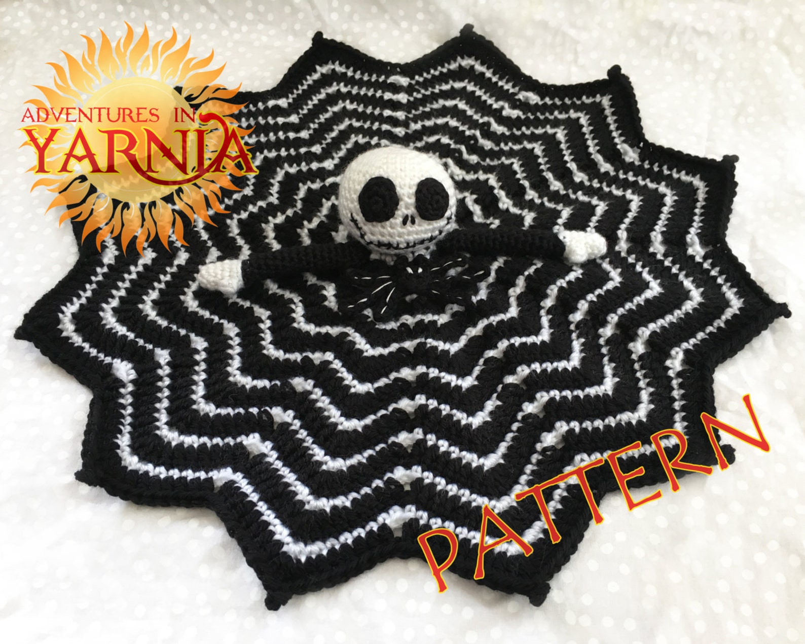 Jack Skellington Lovey Crochet Pattern INSTANT DOWNLOAD Etsy