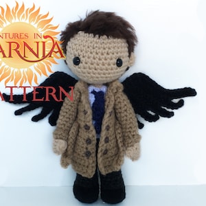 Castiel Amigurumi haakpatroon, PDF INSTANT DOWNLOAD