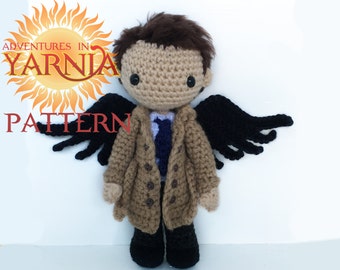 Castiel Amigurumi Crochet Pattern, PDF INSTANT DOWNLOAD