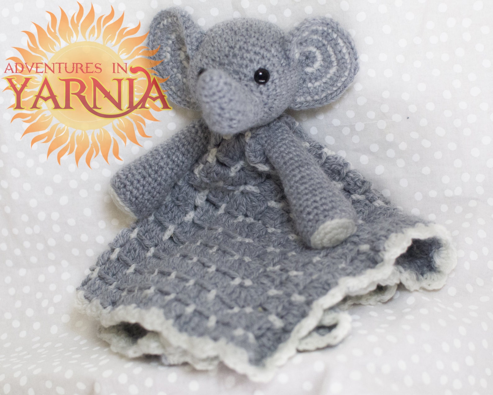 Elephant Lovey Crochet Pattern INSTANT DOWNLOAD PDF Security Etsy