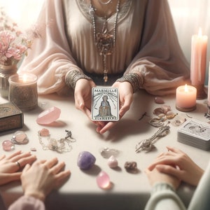 Lecture de Tarot Année - Guidance Mensuelle Précise - Aperçu Complet des 12 Mois à venir - Tarot de Marseille (Réponse détaillée sous 24h)