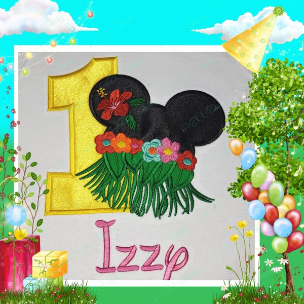 Minnie Mouse Luau - Etsy