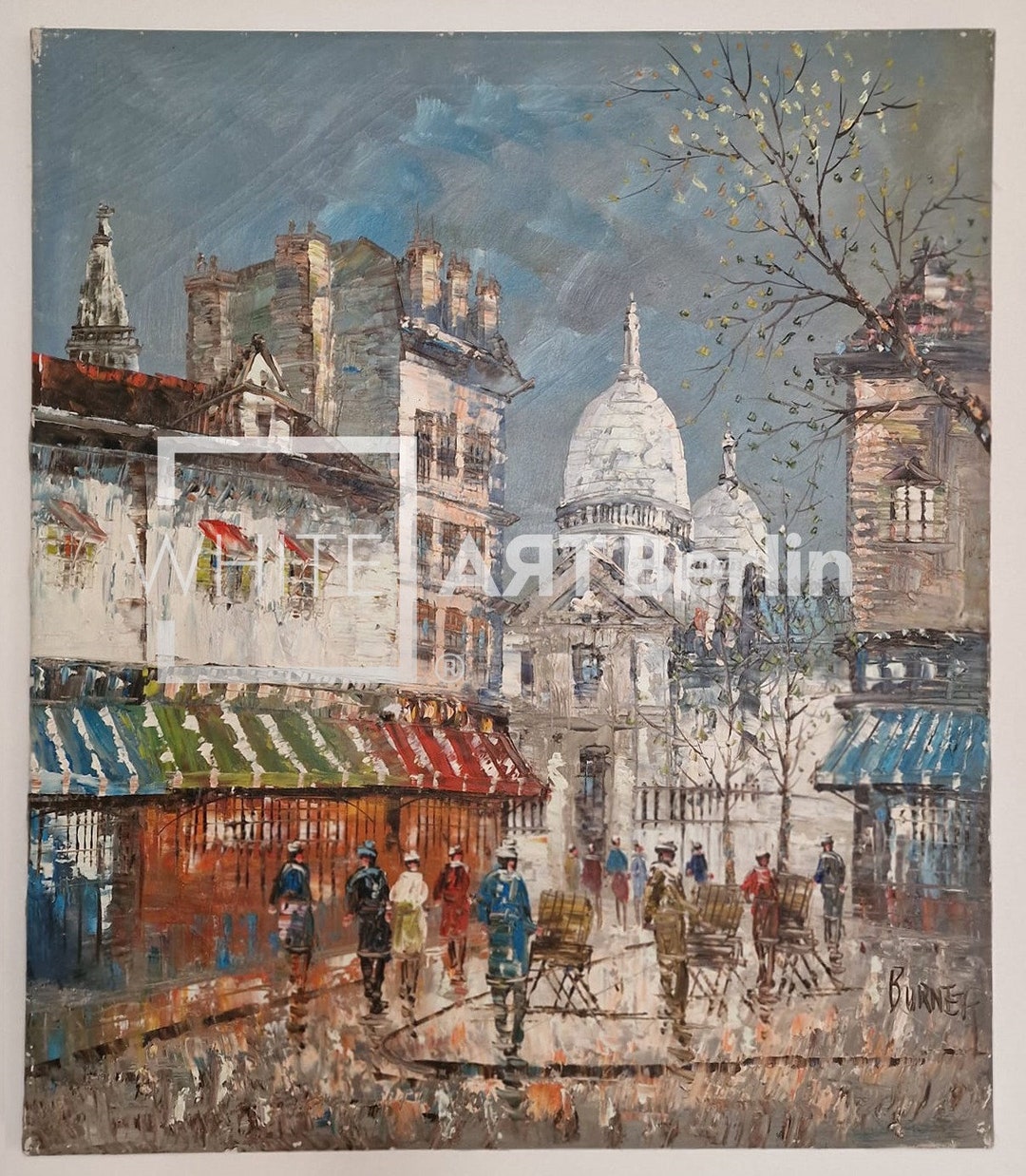 Never Exhibited Oil Paintings by Caroline Burnett Paris 2 of 3
