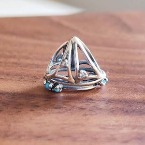 Sterling Silver Sailboat Charm with Cubic Zirconia: European Bracelet Bead