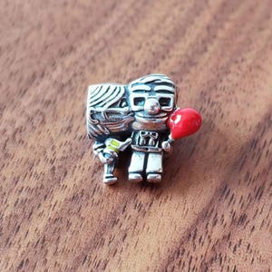 Up Carl & Ellie Charm Pendant,925 Sterling Silver Love Together Bead Charm,Fits European Bracelets and Necklaces Gift For Her