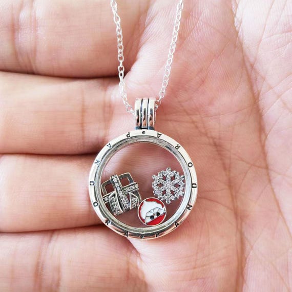 Pandora floating locket necklace discount