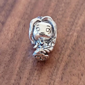 Rapunzel Tangled Charm Pendant,925 Sterling Silver Princess Charm Bead,Fits European Bracelets and Necklaces