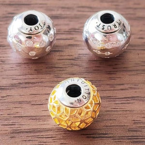 925 Sterling Silver Essence Charms,Essence Collection,Small Hole Essence Bead,Only Fit European Style Essence Bracelets