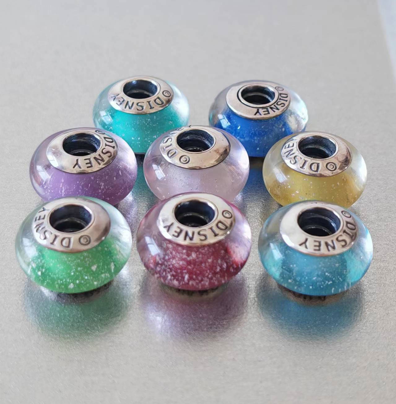 RUBYCA Mix Pearl & Imitation Glass Charm Beads - 30pcs For European Bracelets, DIY Jewelry Making - View #5