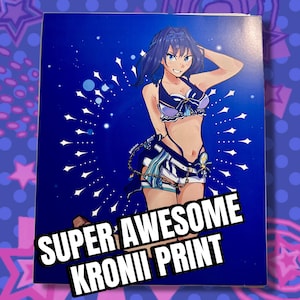 Ouro Kronii Summer Outfit Hololive English 8.35”x10” Matte Print