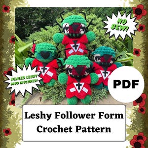 Leshy Follower Form Crochet Pattern: Cult of the Lamb (Digital PDF)