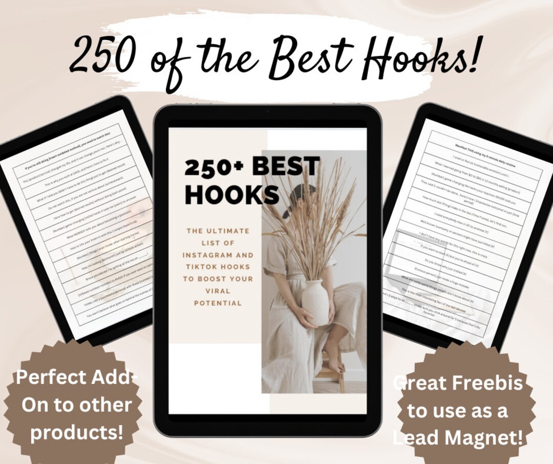 250 Irresistible Hooks for Instagram Reels & Tiktok Videos, With Master ...