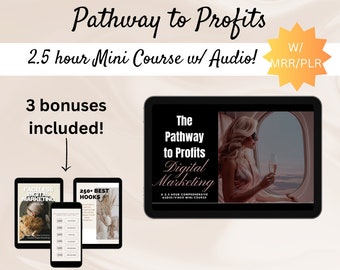 The Pathway to Profits Digital Marketing Course with Master Resell Rights & Private Label Rights, MRR, PLR, DFY Editable Guide / Mini Course