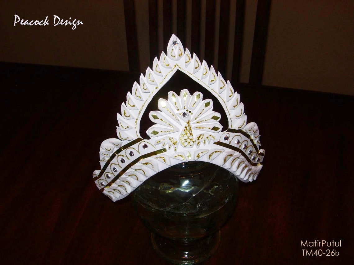 Mukut for Bengali Brides Custom Handcrafted in US with Foam Etsy