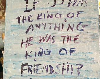 Outer Banks TV Season Four Finale Quote Board 13x13" **Unofficial fan art