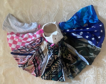 Cotton Stretch Headband: 3-in-1 Face Mask, Neck Gaiter