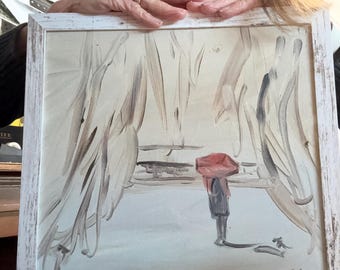 Ukraine in the Snow 12x12" oil