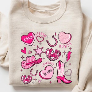 Howdy Valentine Shirt, Valentine&#39;s Day Western T-Shirt, Western Love Shirt, Valentines Day Shirt, Valentines Day Gift, Cowgirl Valentine Tee