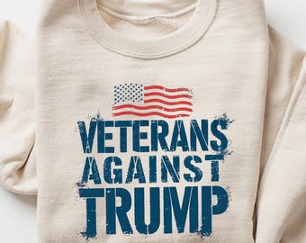 Veterans Against Trump Shirt, Liberal Shirt, Human Rights Shirt, Leftist Shirt, Activist Shirt, Equality Tee
