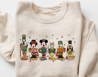 Disney Family Christmas Sweatshirt, Disney Family Christmas Tees, Disney Character Shirt, Mikcey Shirt