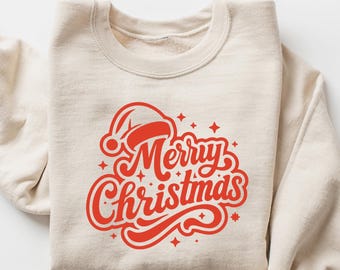 Merry Christmas Sweatshirt, Merry Christmas Family Shirt, Womens Christmas Sweatshirt, Holiday Sweater, Merry Christmas Gift Shirt