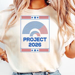 Project 2026-No Kings in America Shirt, Anti-Trump Protest T-Shirt, Blue Wave, Democrat Gift, Resistance, Retro Vintage Aesthetic Ringer Tee