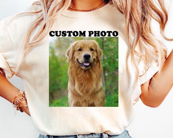 Camiseta personalizada para perros, camiseta retro pirata personalizada, foto de mascota en camiseta, camiseta pirata de grupo de rap de los 90, camiseta personalizada para mascotas, camiseta para dueños de mascotas