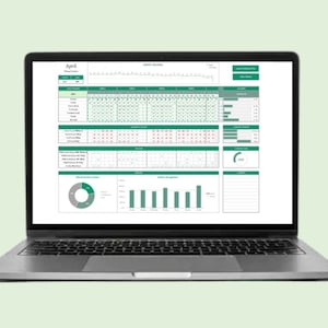 NutriTrack Your Ultimate Nutrition and Habit Tracker for Optimal Health-Excel Template-Instant Download
