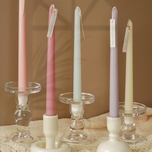 4 pcs Colorful Taper Candle,Handmade Natural Candles,Beeswax candles,Wedding Table Decoration,Home Deco,Holiday Candles,Mother&#39;s Day Gift
