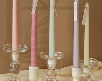 4 pcs Colorful Taper Candle,Handmade Natural Candles,Beeswax candles,Wedding Table Decoration,Home Deco,Holiday Candles,Mother&#39;s Day Gift