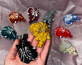 Handmade Clay Dragons! Perfect for lovers of fantasy of like Fourth Wing, The Inheritance Cycle and Robin Hobb!