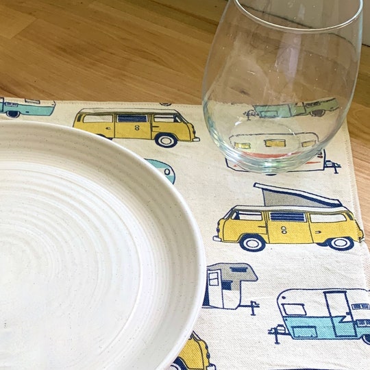 Retro Style Camper Van Placemats