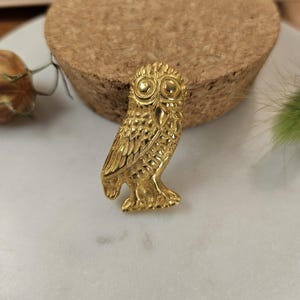 Cute owl brooch vintage jewelry replica Metropolitan Museum of Art brooch super cute gift best friend present idea