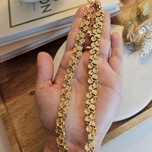 Collier Biche De Bere Design Moderniste - Or (teinte Dorée) - Collector - Occasion