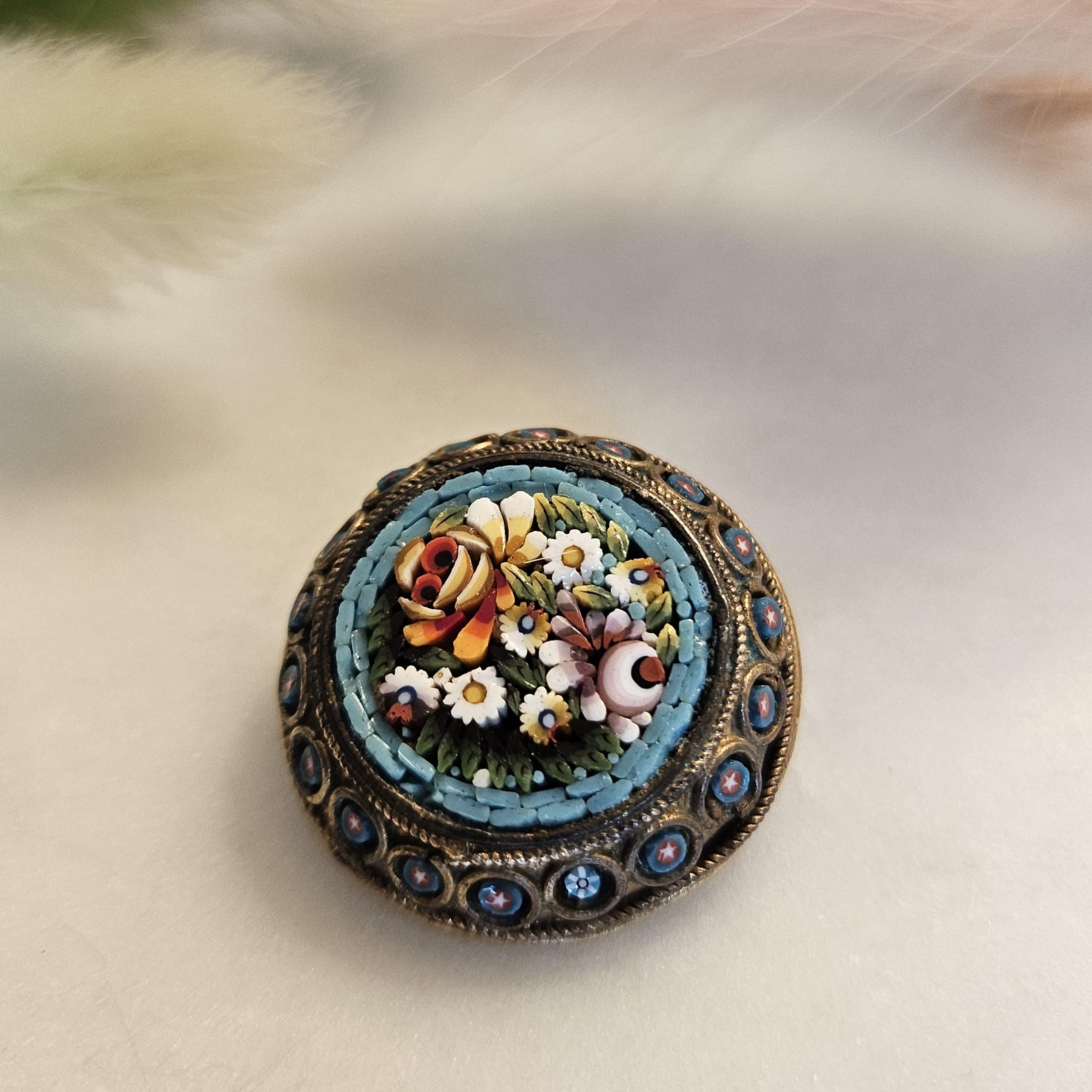 Micro mosaic jewelry - Etsy 日本