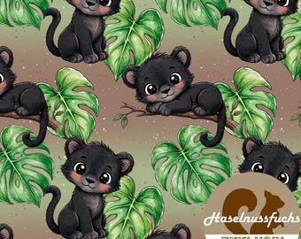 2013 Fabric “Little Panther” Own productions French Terry Jersey Muslin Cotton Softshell Canvas Panama Minky Lycra Satin