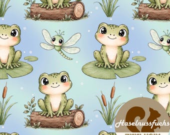 1996 Fabric “Frogs” Own productions French Terry Jersey Muslin Cotton Softshell Canvas Panama Minky Lycra Satin