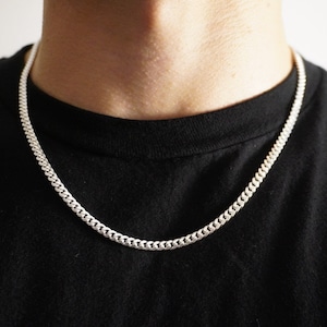 Sterling silver miami cuban link chain - Etsy 日本