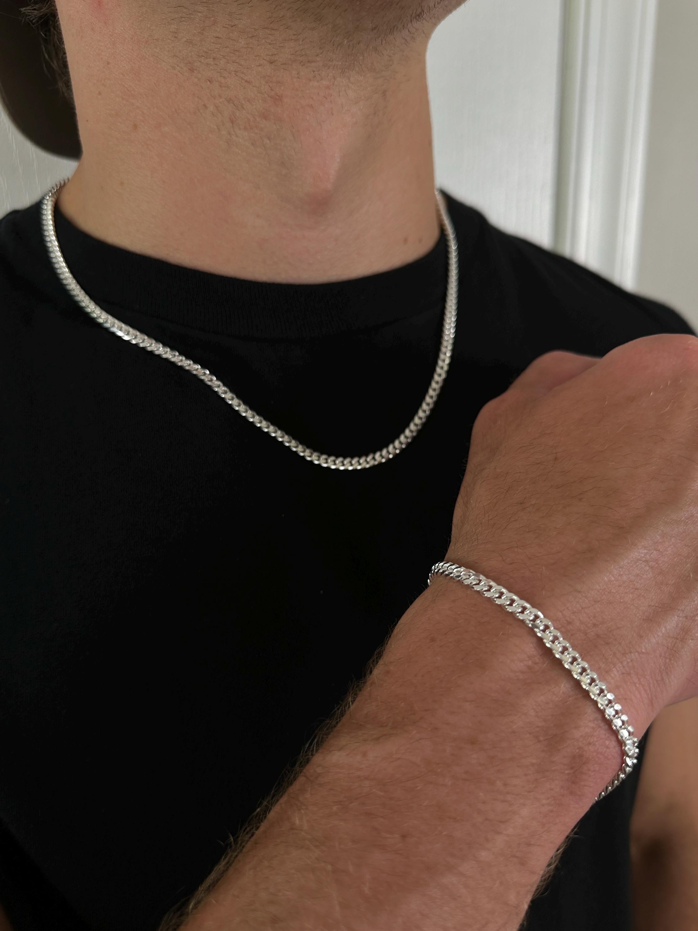 925刻印 ブレスレット&ネックレス セット イタリア製 925刻印 ブレスレット&ネックレス セット イタリア製