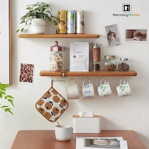 ustic Shelf, Farmhouse Shelf, HEAVY-DUTY Floating shelves,Rustic shelf,Kitchen Shelves,RFloating Shelves,Reclaimed Look,Handmade,shelf