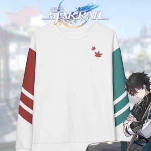 Dan Heng Sweatshirt: Honkai Star Rail Fleece-gefütterter Pullover