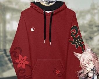 Jiaoqiu HSR Handcrafted Hoodie: Honkai Star Rail Xianzhou Yaoqing, Anime Gaming Merch