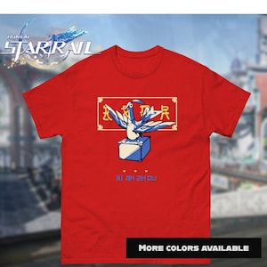 Honkai Star Rail T-shirt | Xianzhou Cycrane T-Shirt | HSR Gacha Gaming Fan Merch | Unique Gifts | Anime Unisex Tee