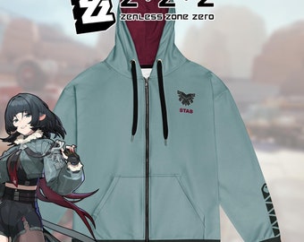 Zenless Zone Zero Jane Doe Handgjord Hoodie: ZZZ Anime Gamerkläder