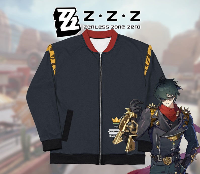 Zenless Zone Zero Lighter Lightweight Jacket | Lighter Calydon ZZZ | Anime Fan Merch | Gacha Gaming Merch | Subtle Zenless Cosplay | Unisex