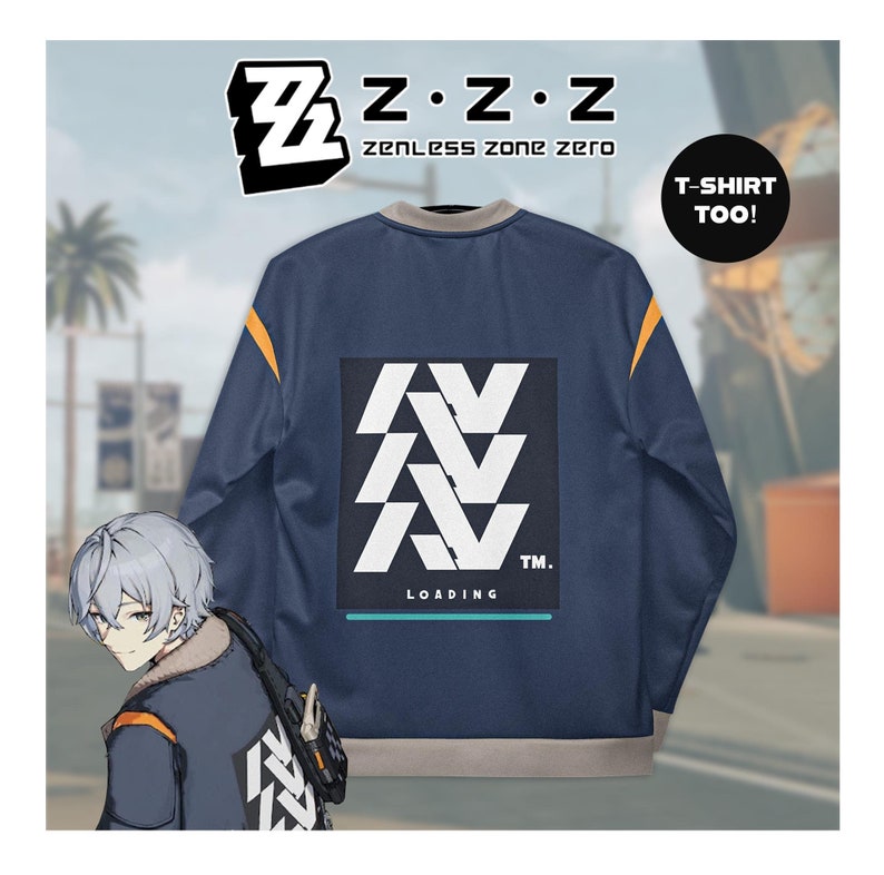 Zenless Zone Zero Handgjord Jacka: Wise MC Unisex ZZZ Subtil Cosplay bild 1